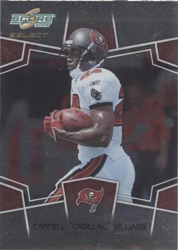 2008 Score Select Cadillac Williams #303