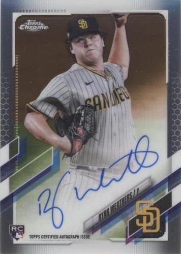 2021 Topps Chrome - Ryan Weathers #RA-RW