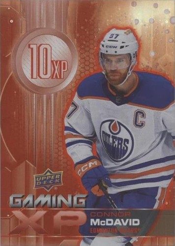 UPPER DECK NHLカード SERIES TWO CONNOR McDAVID OILERS #P-100 送料無料 中古 IT1 CONNOR McDAVID 2023-24 UPPER DECK SERIES 2 BLUE DAZZLERS SP