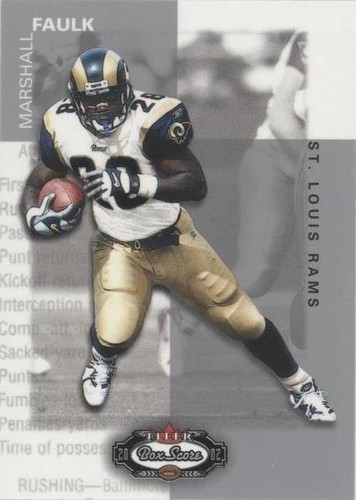 2002 Fleer Box Score Marshall Faulk #21