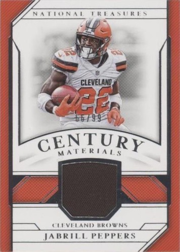 2018 Panini National Treasures Jabrill Peppers #CM-JP