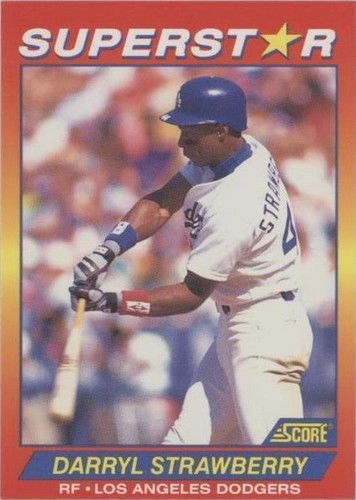 1992 Score 100 Hottest Players - Darryl Strawberry #55