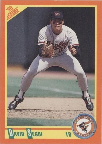 1990 Score Rookie & Traded - David Segui #95T