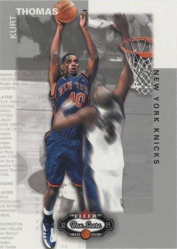 2002-03 Fleer Box Score - Kurt Thomas #48