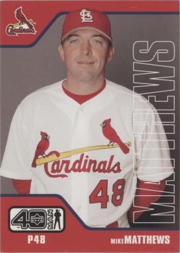 2002 Upper Deck 40 Man - Mike Matthews #598