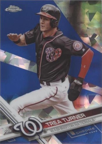 2017 Topps Chrome Sapphire Edition - Trea Turner #645
