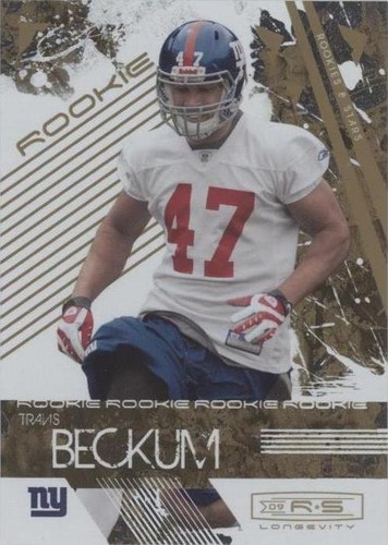 2009 Donruss Rookies & Stars Longevity Travis Beckum #196