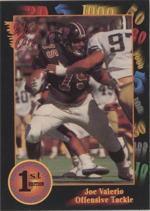 1991 Wild Card Draft Jon Vaughn #140