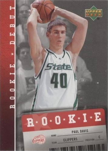 2006-07 Upper Deck Rookie Debut - Paul Davis #136