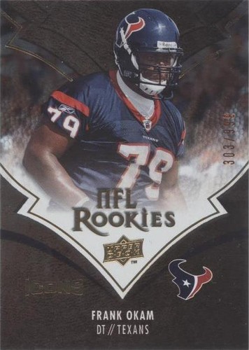 2008 Upper Deck Icons Frank Okam #225