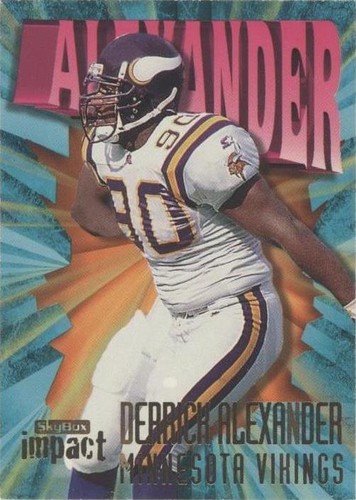 1997 Skybox Impact Derrick Alexander #108