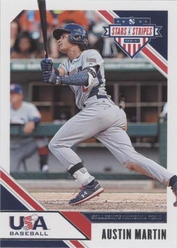 2020 Panini USA Baseball Stars & Stripes - Austin Martin #73