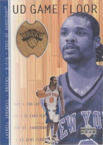 2001-02 Upper Deck Hardcourt - Latrell Sprewell #LS