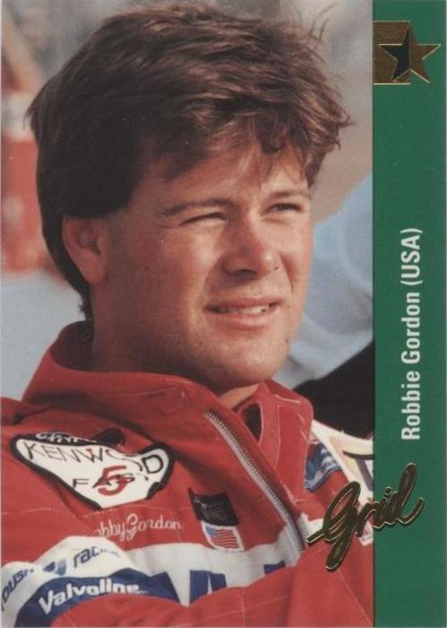1992 Grid Motorcard Formula 1 - Robby Gordon #177