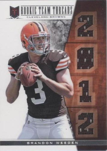 2012 Panini Momentum Brandon Weeden #8