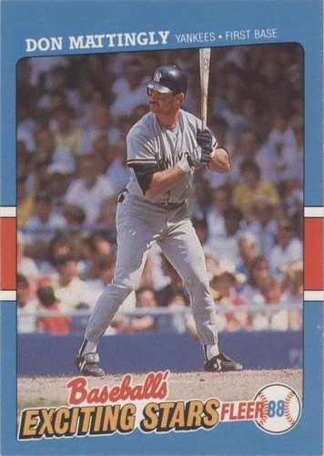 1988 Fleer Baseball's Exciting Stars - Don Mattingly #25