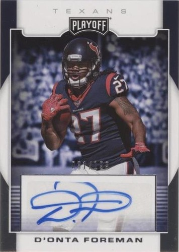 2017 Panini Playoff D'onta Foreman #RPS-DF