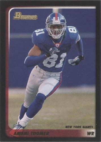 2003 Bowman Amani Toomer #106
