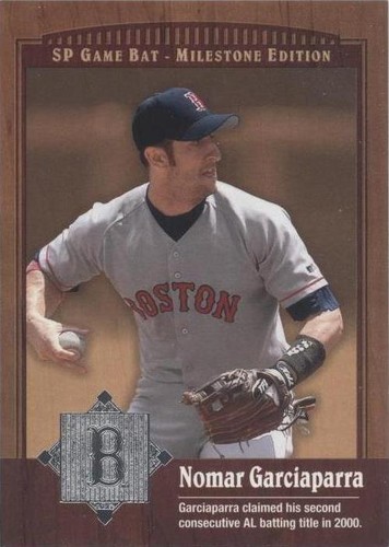 2001 SP Game Bat Edition Milestone - Nomar Garciaparra #26