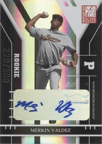 2004 Donruss Elite - Merkin Valdez #163