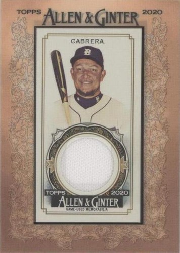 2020 Topps Allen & Ginter's - Miguel Cabrera #MFR-MC