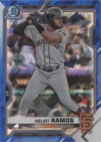 2021 Bowman Chrome Draft Sapphire Edition - Heliot Ramos #BDC-137