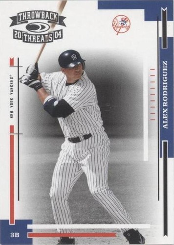 2004 Donruss Throwback Threads - Alex Rodriguez #130