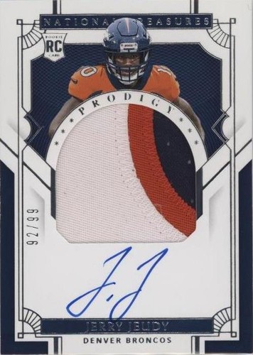 2020 Panini National Treasures Jerry Jeudy #PPA-JJ