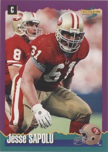 1994 Score Jesse Sapolu #162