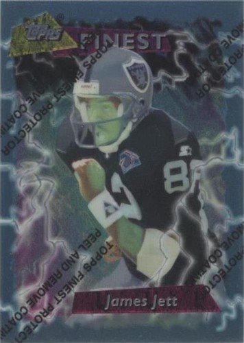 1995 Topps Finest James Jett #133