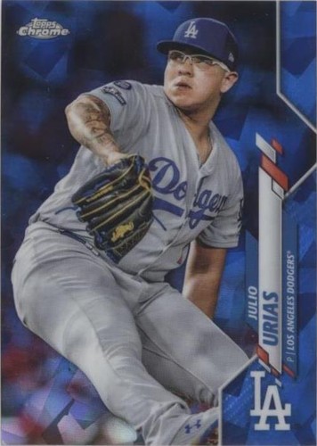 2020 Topps Chrome Sapphire Edition - Julio Urias #628