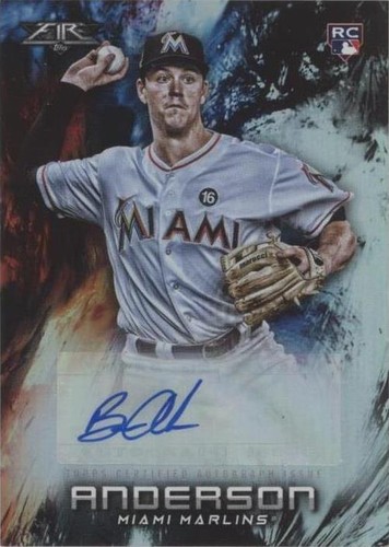 2018 Topps Fire - Brian Anderson #FA-BA