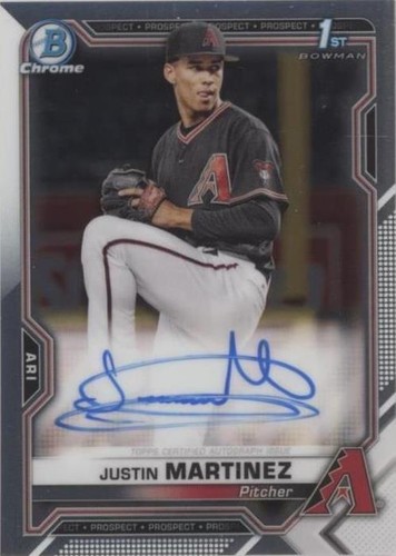 2021 Bowman Chrome - Justin Martinez #CPA-JM