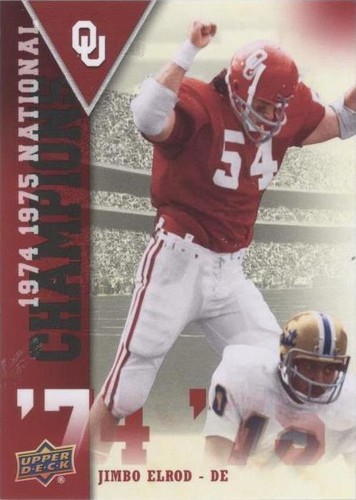 2011 Upper Deck University of Oklahoma Jimbo Elrod #NC-JE