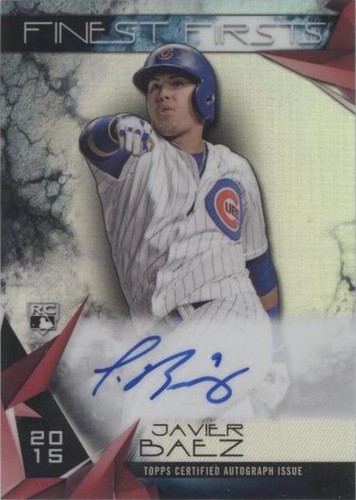 2015 Topps Finest - Javier Báez #FFA-JB