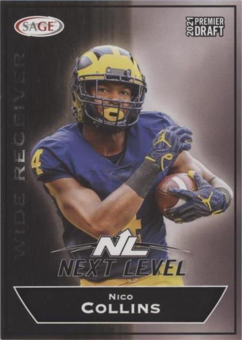 2021 Sage Premier Draft Nico Collins #49
