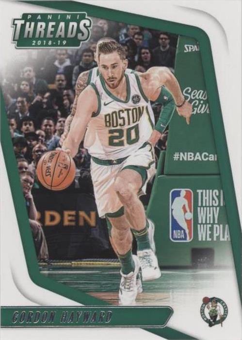 2018-19 Panini Threads - Gordon Hayward #19