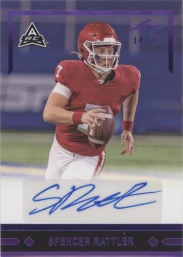 2021 Leaf Memories Spencer Rattler #GLR-SR1