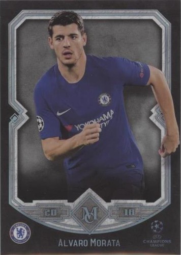 2017-18 Topps Museum Collection UCL Alvaro Morata #6