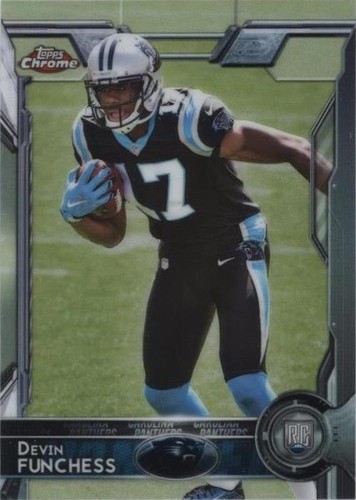 2015 Topps Chrome Devin Funchess #107