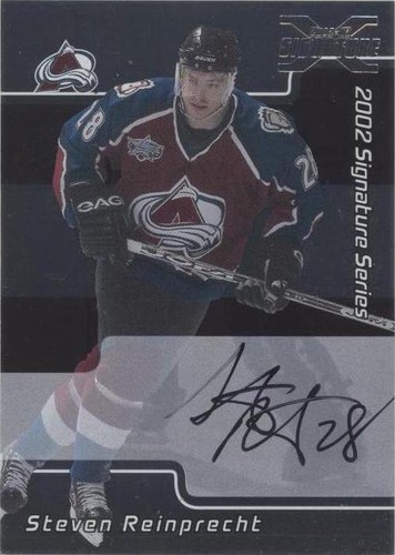2002-03 In the Game Be A Player Signature Series - Steve Reinprecht #114