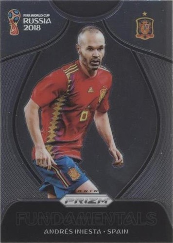 2018 Panini Prizm World Cup Andres Iniesta #F-17