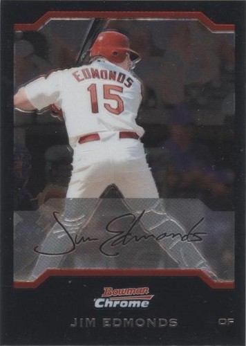2004 Bowman Chrome - Jim Edmonds #40