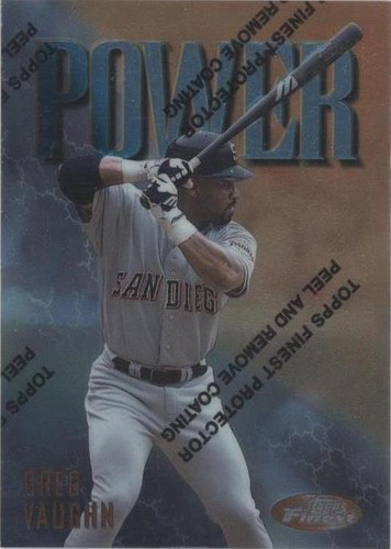 1997 Topps Finest - Greg Vaughn #221