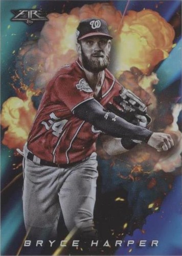 2018 Topps Fire - Bryce Harper #C-15