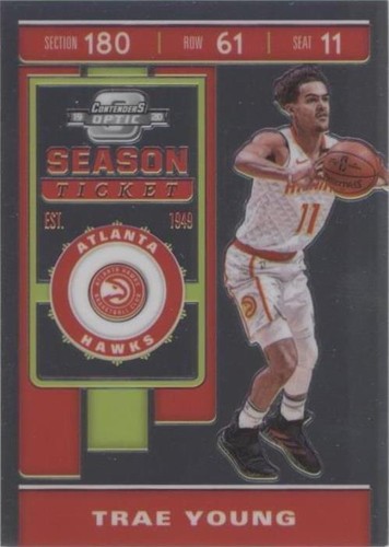 2019-20 Panini Contenders Optic - Trae Young #42