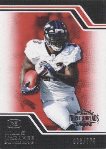 2008 Topps Triple Threads Willis McGahee #36
