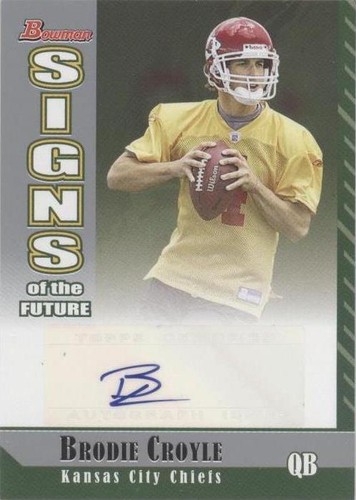 2006 Bowman Brodie Croyle #SF-BC