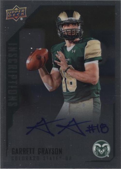 2015 Upper Deck Inscriptions Garrett Grayson #GG