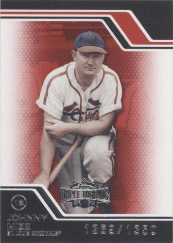 2008 Topps Triple Threads - Johnny Mize #227